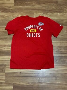 Nike Red Kansas City Chiefs 'Property of Chiefs' Short Sleeve Tee